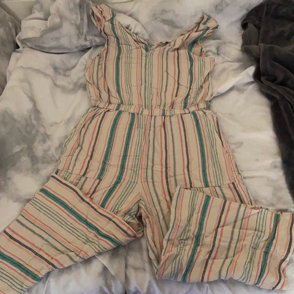 Romper with cullote pants